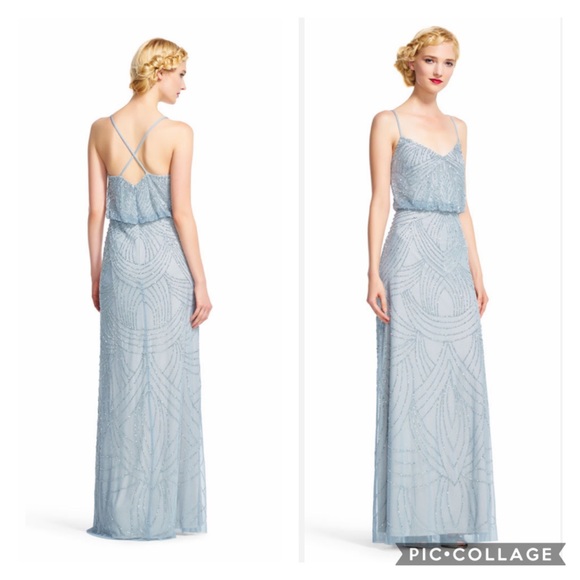 Adrianna Papell Dresses & Skirts - Adrianna Papell Art Deco Beaded Blouson Dress
